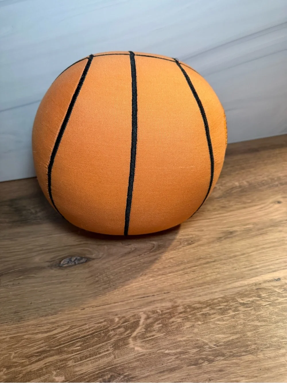 Crate & Barrel Slam Dunk Basketball Throw Pillow Sports Decor 14